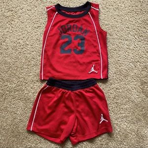 18m Jordan Jumpman 2 Piece Shorts Outfit